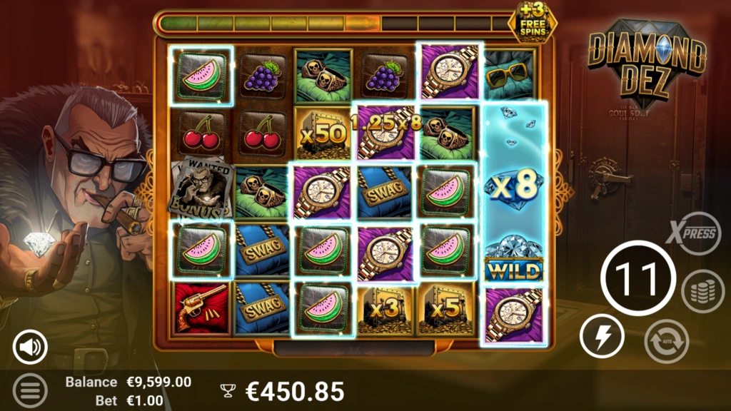 Diamond Dez - Free Spins